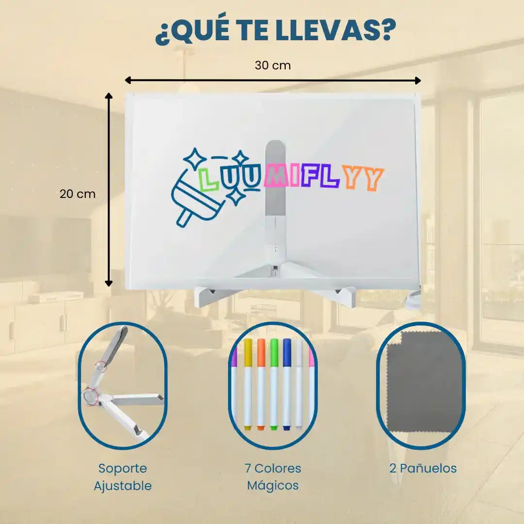 Pizarra LED Mágica Para Colorear