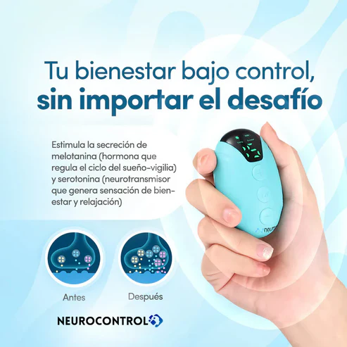 NeuroControl™ - Dispositivo inteligente antiestrés & antiansiedad