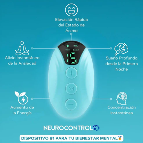 NeuroControl™ - Dispositivo inteligente antiestrés & antiansiedad