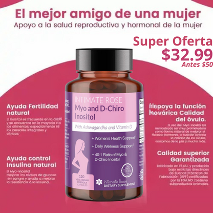 Myo-inositol y D-Chiro Inositol - Equilibrio hormonal y salud ovárica