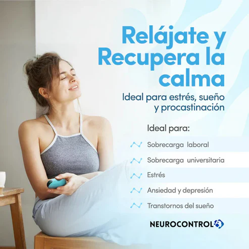 NeuroControl™ - Dispositivo inteligente antiestrés & antiansiedad
